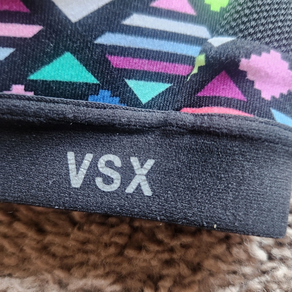 VSX Women's Geometric Print Swim Top - Black and Multicolor - Picture 3 of 8